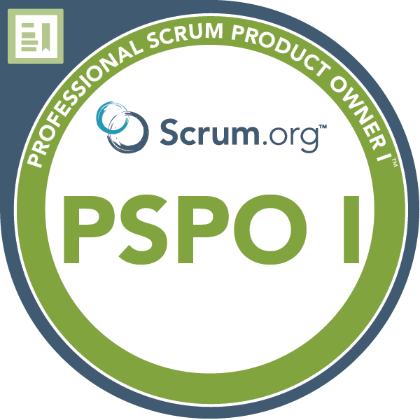 Badge Professional Scrum Product Owner™ I